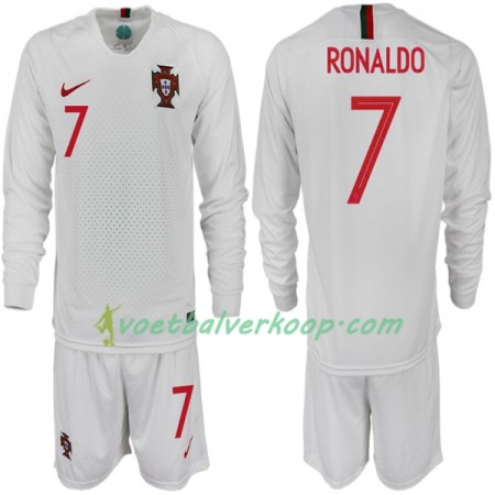 Portugal RONALDO 7 Kind Uittenue WK voetbal 2018 Lange Mouw